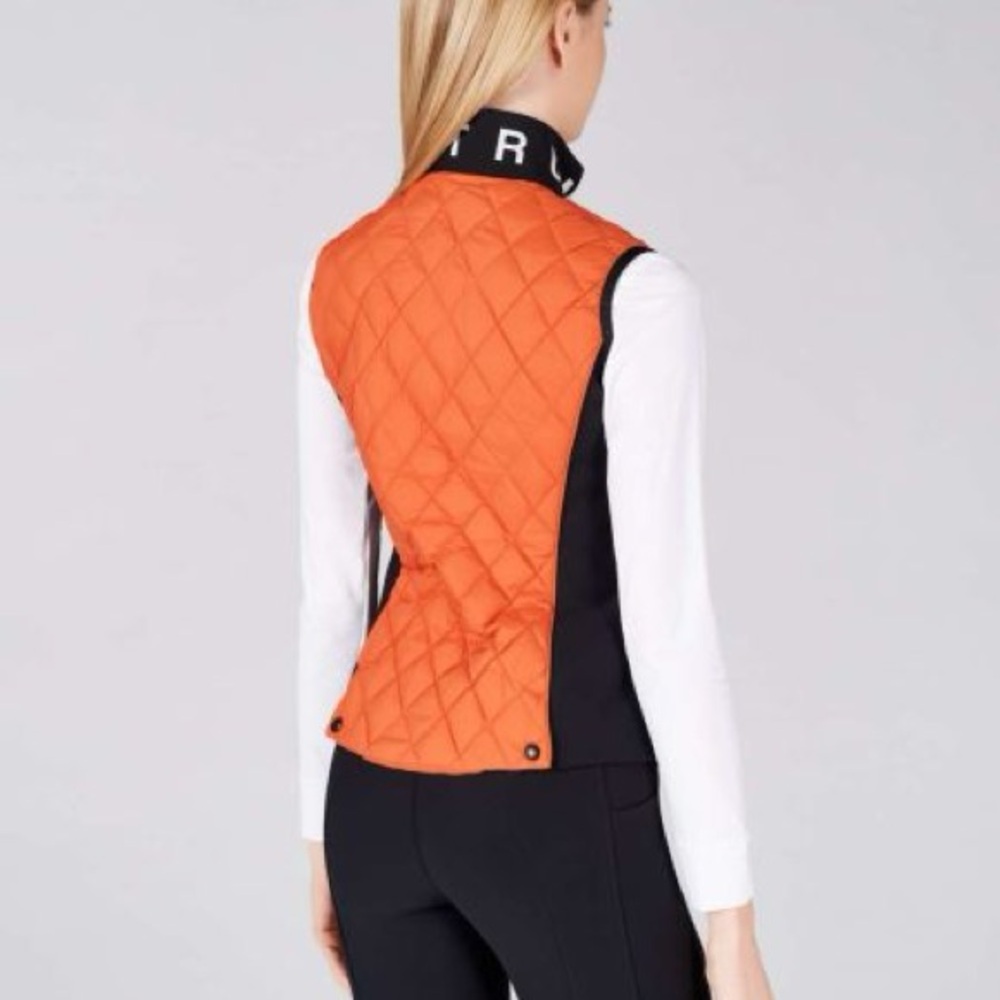 Vestrum Murcia Orange Quilted Women's equestrian riding Vest size L - Picture 7 of 14